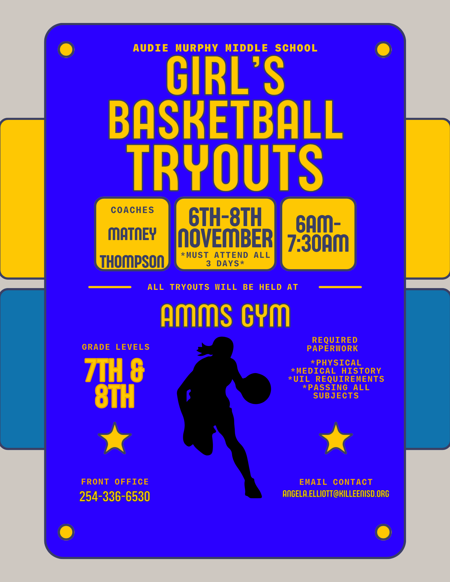 Girls Basketball Tryouts